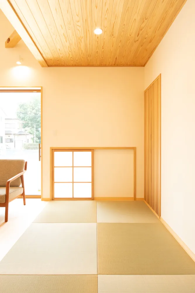 桧が香る やさしい空気の平屋