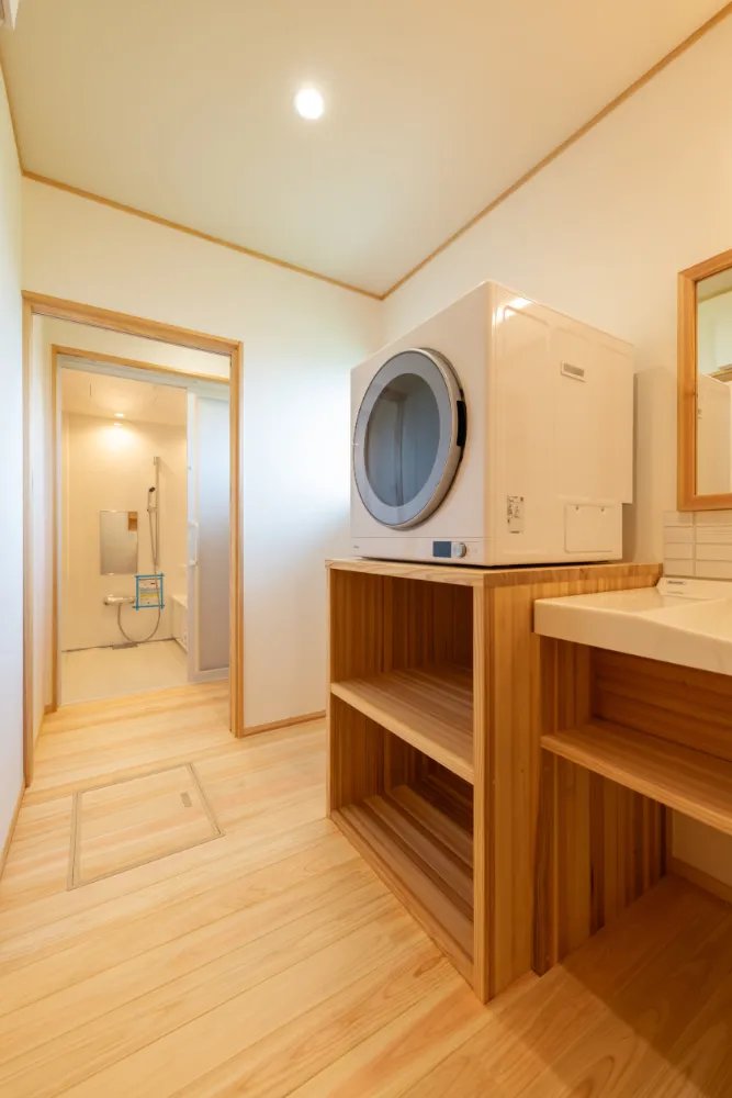 桧が香る やさしい空気の平屋